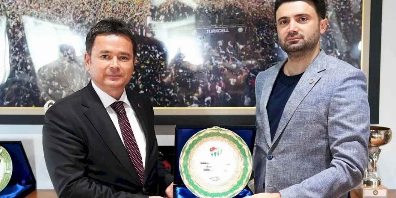 Bursa Osmangazi Belediyesi'nden Bursaspor’a ziyaret