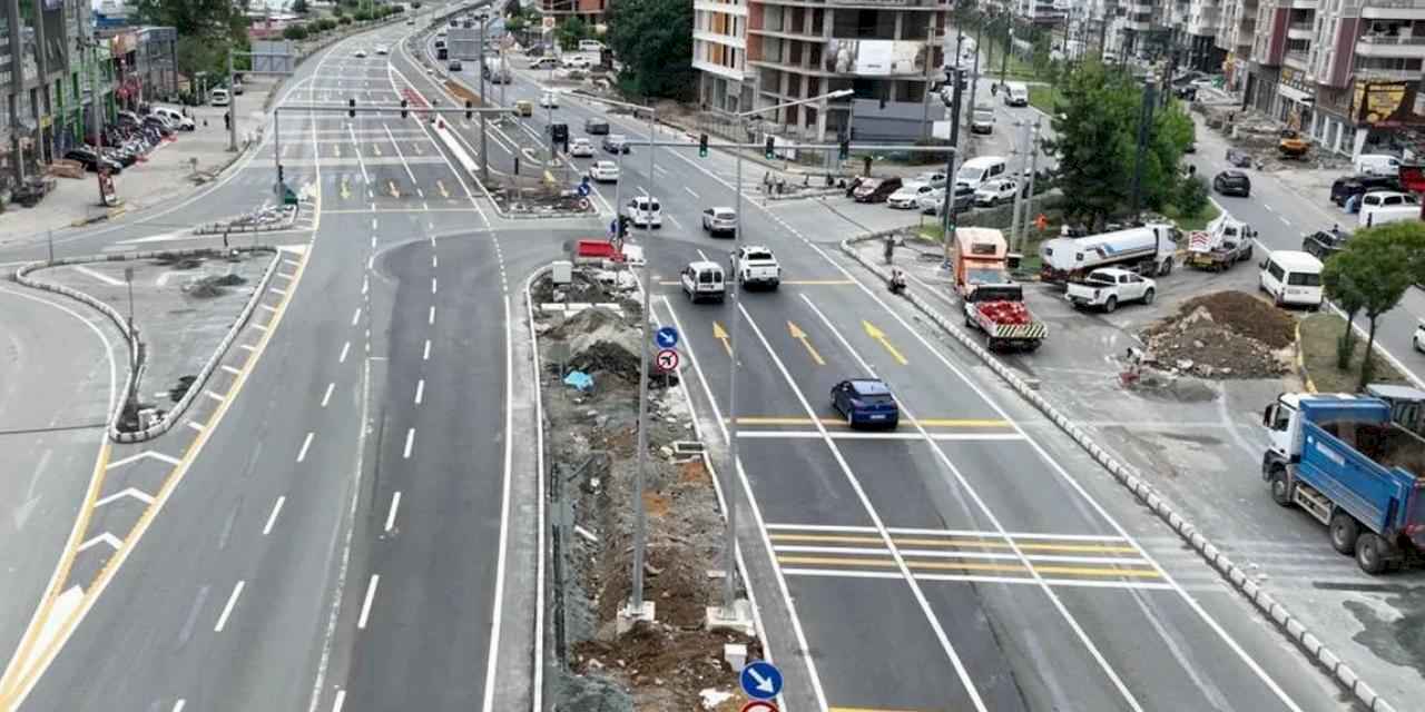 Trabzon Yomra’da yeni nesil kavşakla trafik rahatlayacak