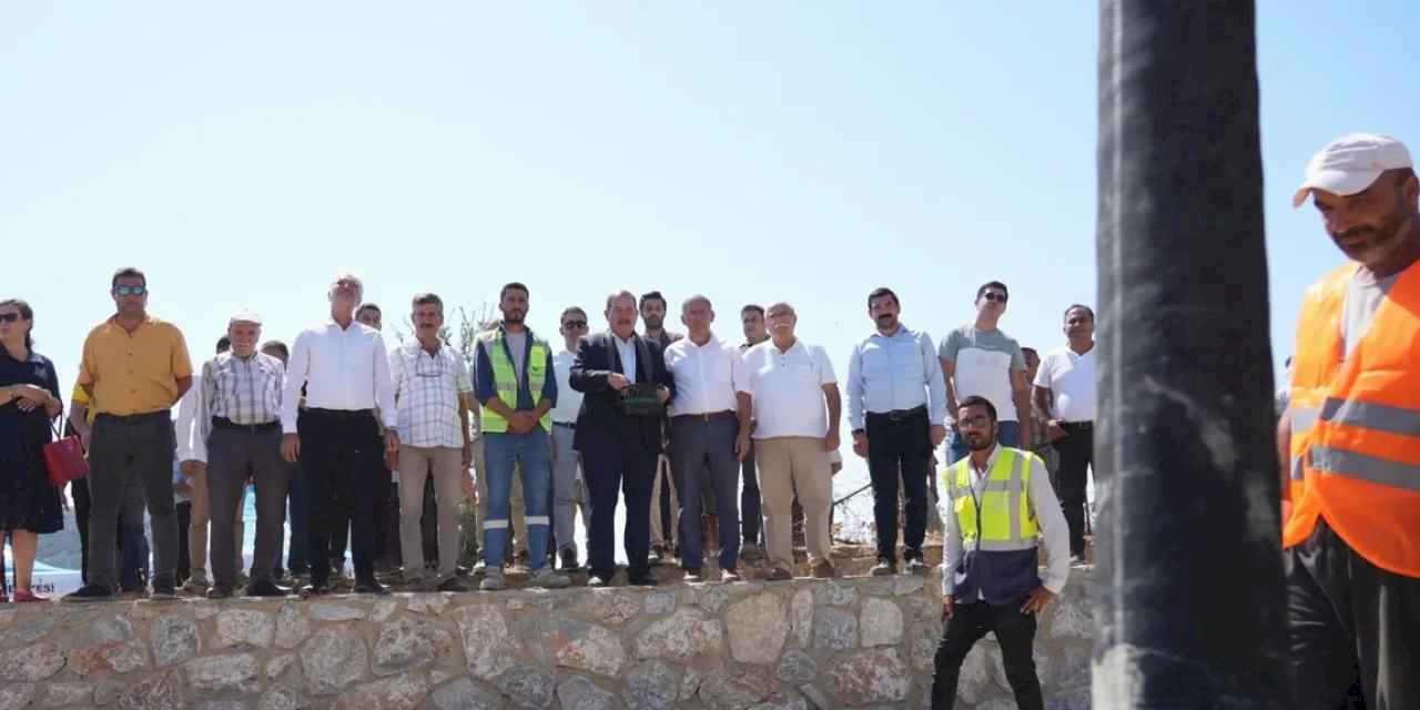 Muğla Milas'ta Gökbel'e çok amaçlı sosyal alan temeli