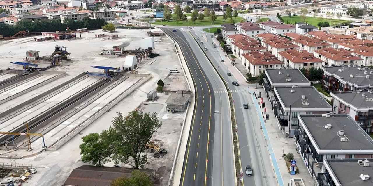 Sakarya Yazlık Kavşağı ile Millet Bahçesi arasındaki yol genişletme tamamlandı
