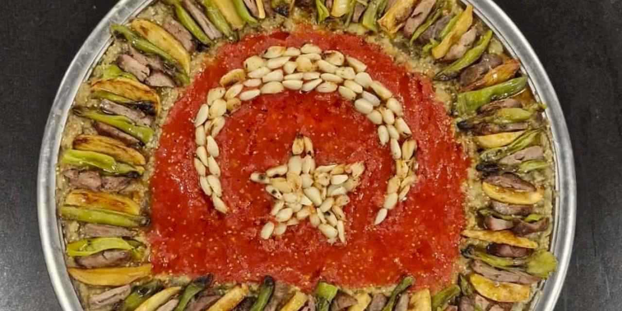 MasterChef Efe'den Türk bayrağı figürlü Tokat Kebabı!