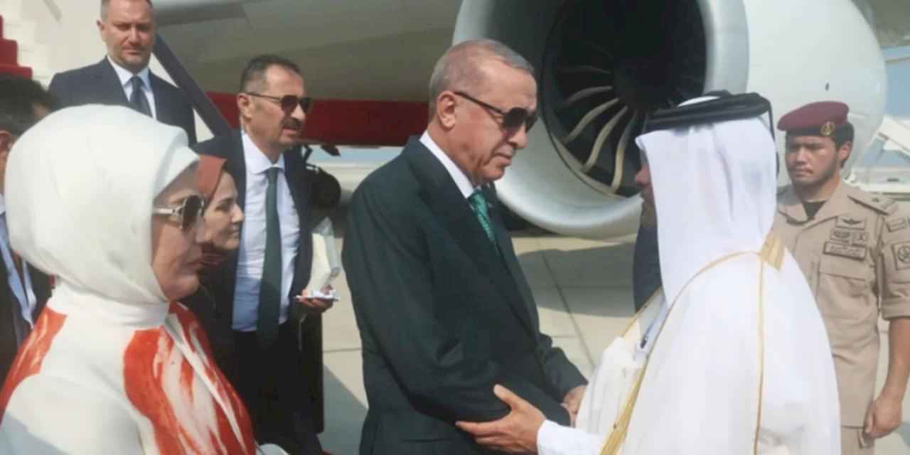 Cumhurbaşkanı Erdoğan Katar’da