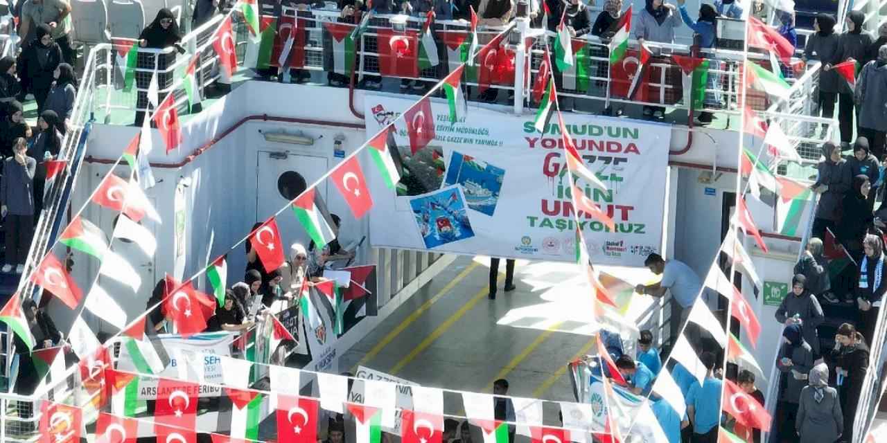 Malatya'dan Gazze'ye ve Sumud Filosu'na destek