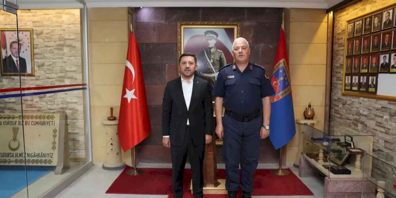 Rasim Arı'dan Albay Çelik'e ziyaret