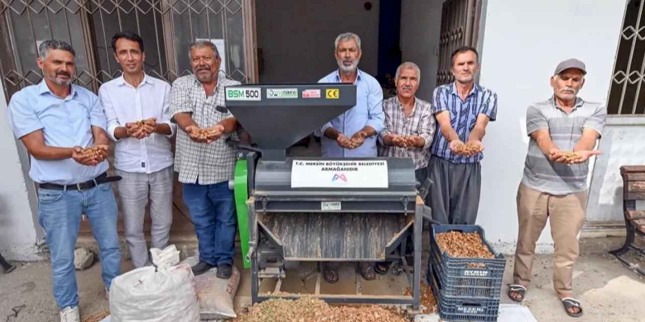 Mersin’de badem üreticisine teknolojik destek