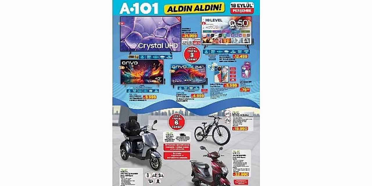 Yeni Nesil Mobilite Ürünleri 18 Eylül'de A101 Mağazalarında
