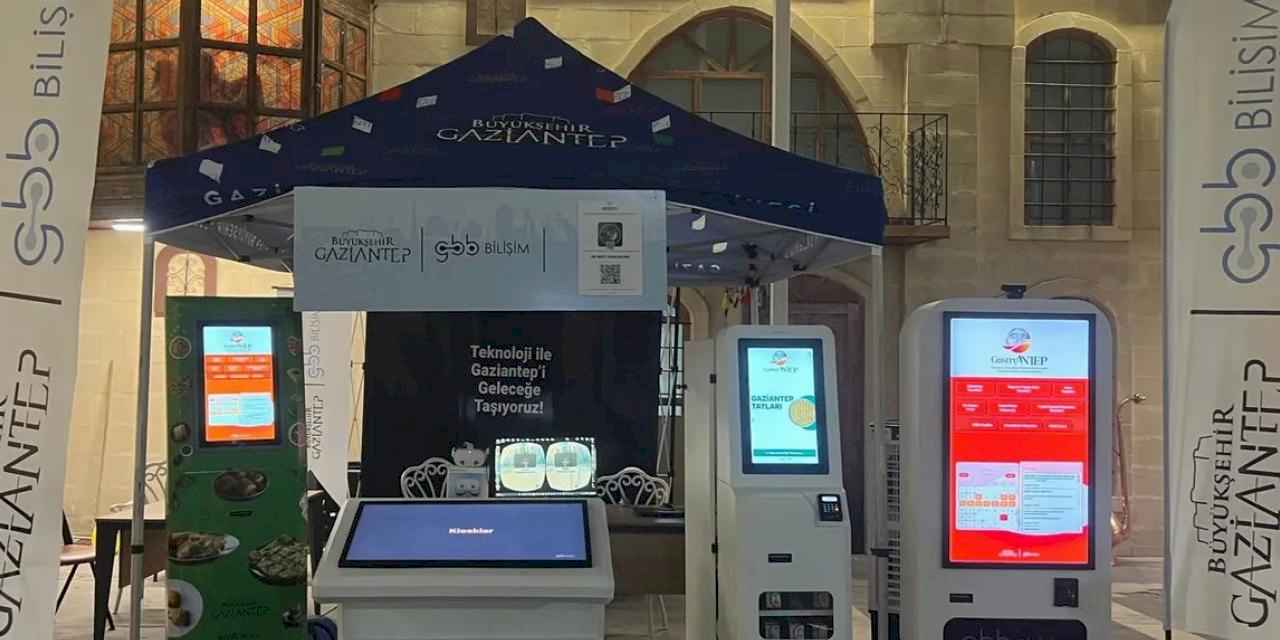Yeni nesil kiosklar Gaziantep’te hizmete girdi