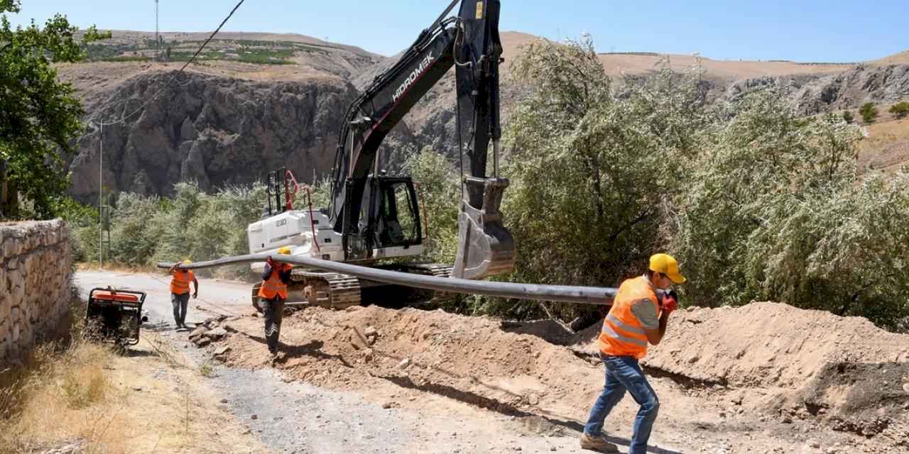 Malatya Ayvalı'ya içme suyu için yeni hat