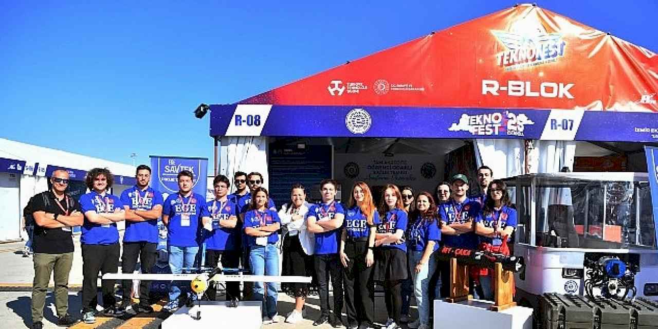 TEKNOFEST İstanbul'da Ege Üniversitesi yoğun ilgi gördü
