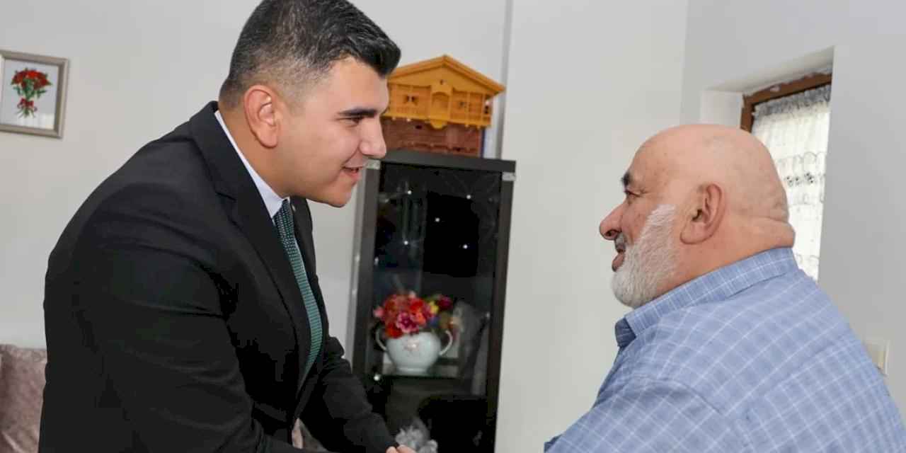 Artvin Vali Vekili Erdoğan'dan Kıbrıs gazisine ziyaret