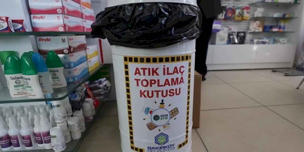 İstanbul Bakırköy'de atık ilaçlar toplanıyor