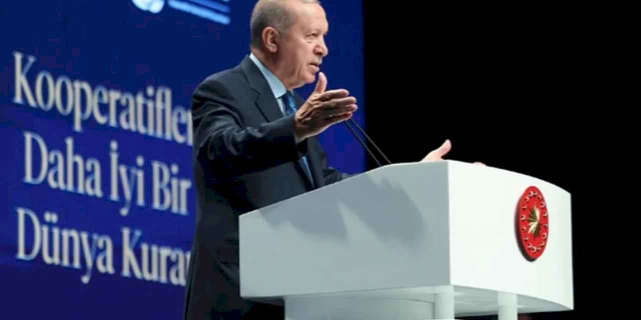 Cumhurbaşkanı Erdoğan: Hedefimiz 250 bin kooperatif