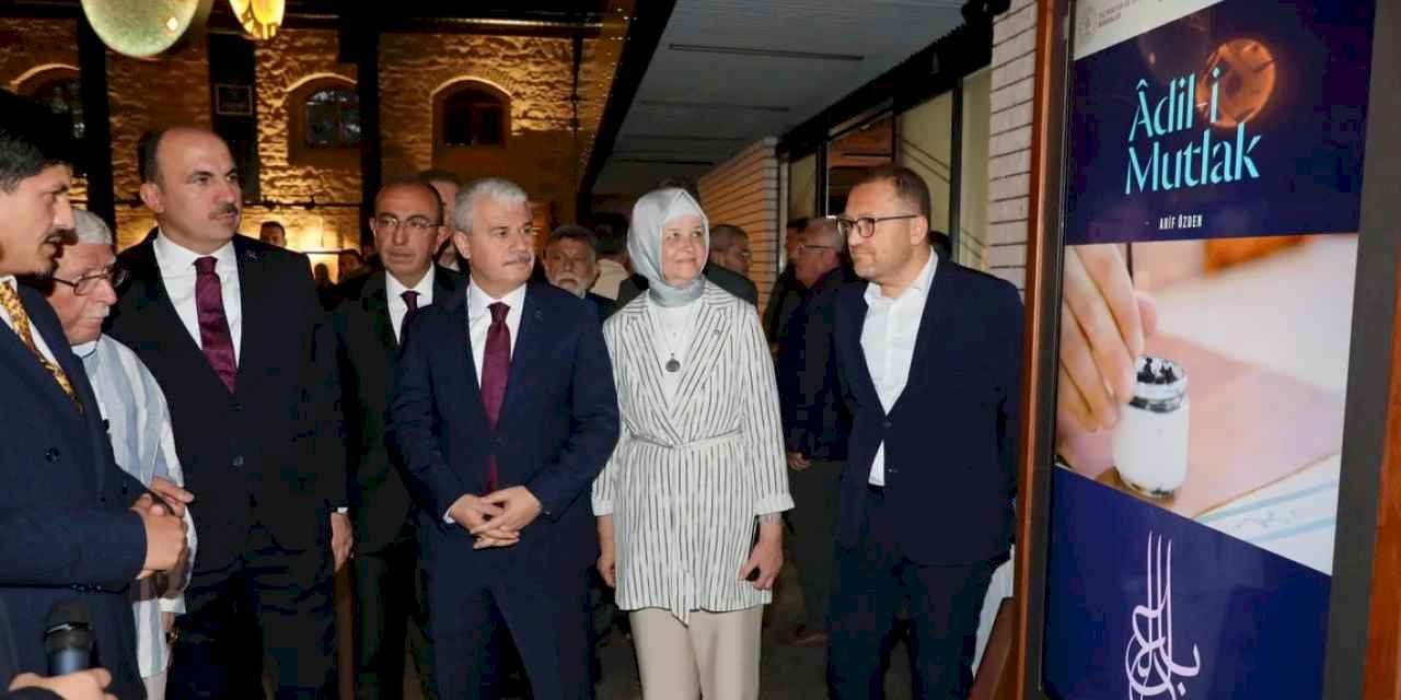 Adaletin hat sanatıyla buluştuğu sergi Konya’da