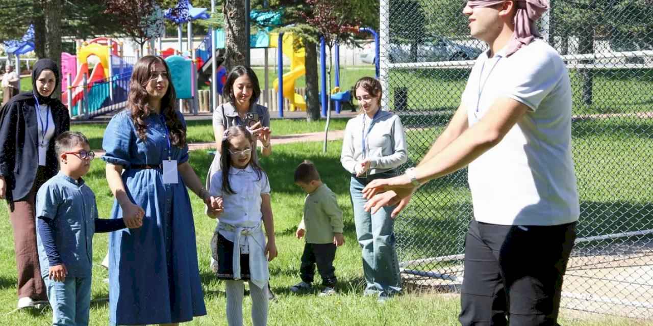 Konya Meram'da down sendromlu çocuklar için anlamlı etkinlik