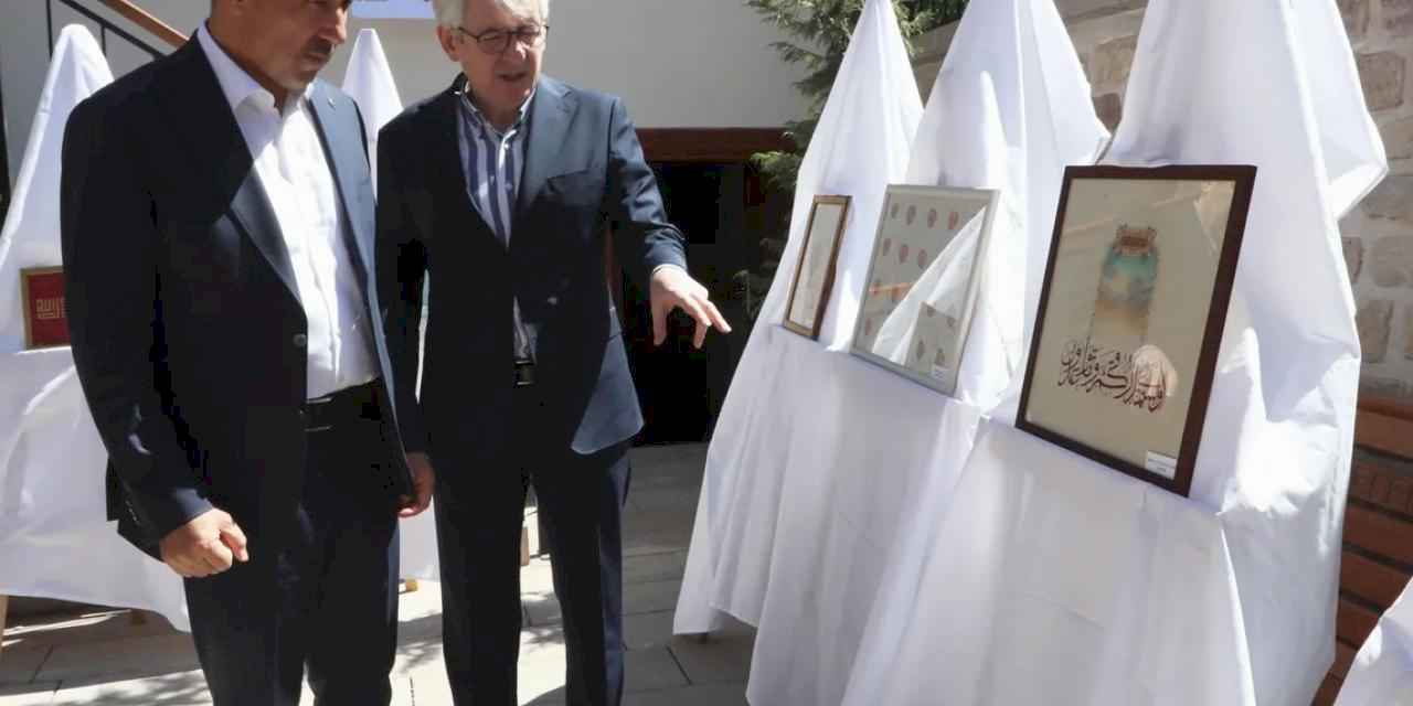 Konya Karatay'da Türk sanatları sergisi açıldı