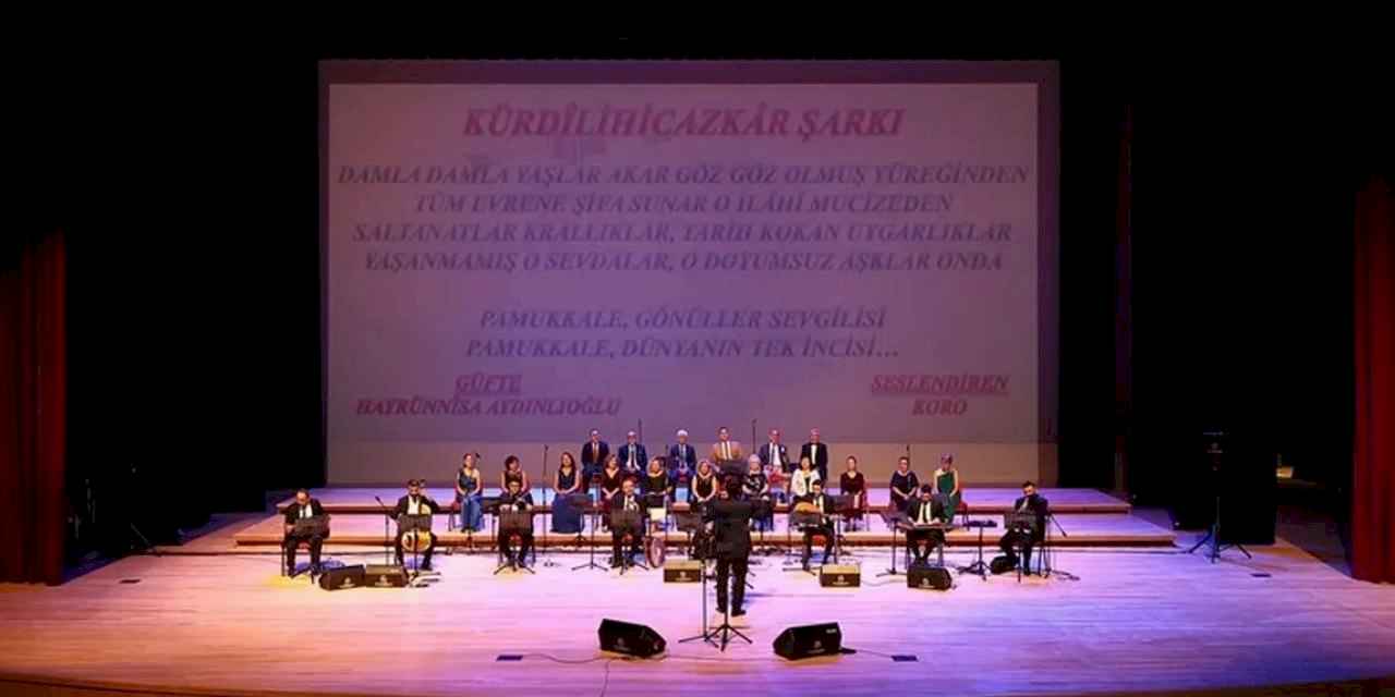 Denizli’de “Pamukkale” ezgileri yankılandı