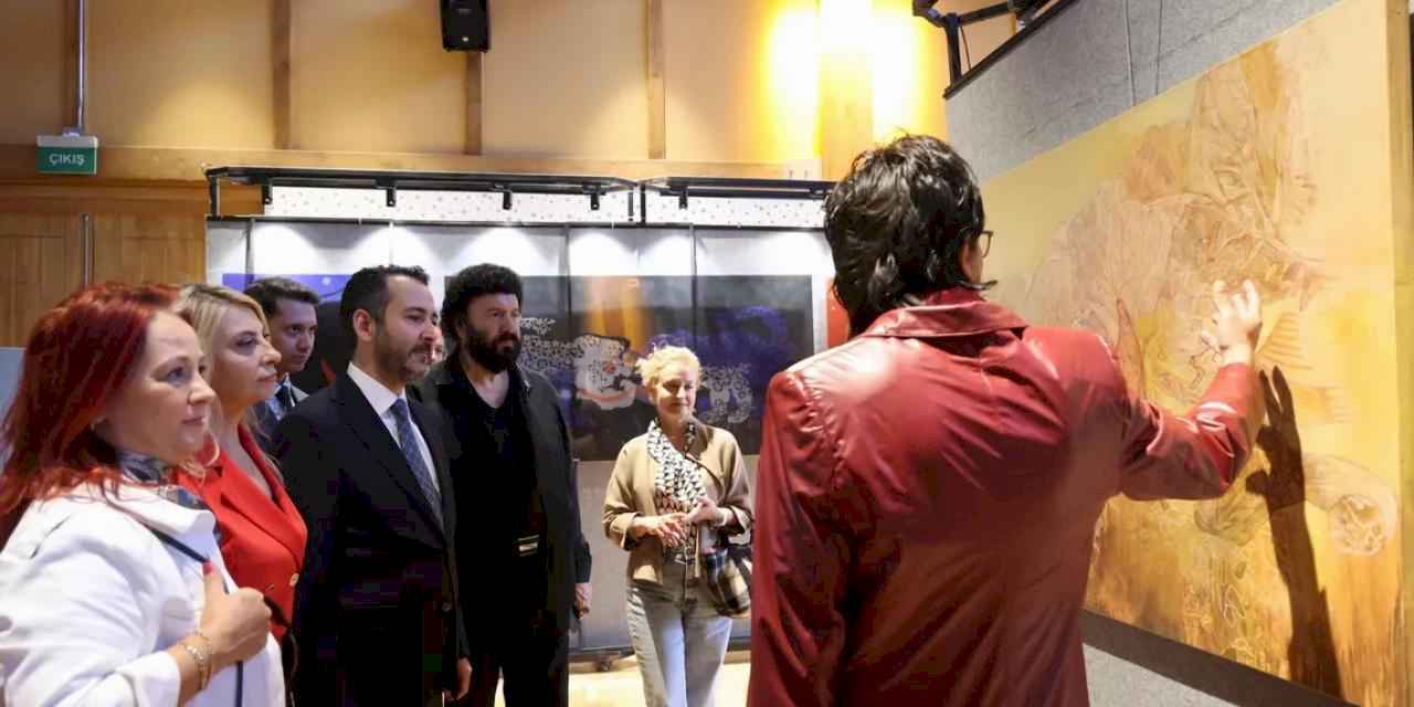 Konya'da 'Belleğin İzi' sergisi açıldı
