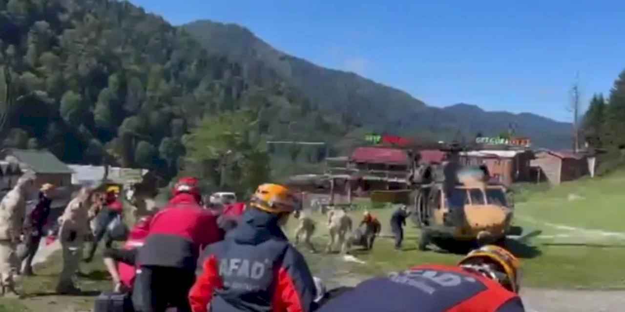 AFAD: Ayder Yaylası'nda 115 vatandaş tahliye edildi