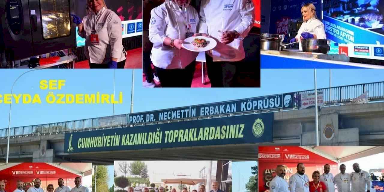 Şef Ceyda Özdemirli’den Gastro Afyon’da lezzet rüzgarı