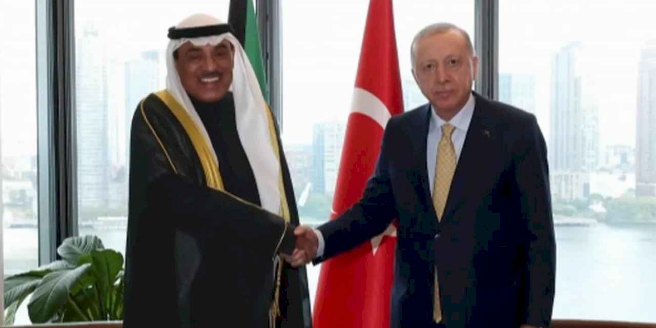 Kuveyt Veliaht Prensi Şeyh es-Sabah ile görüştü