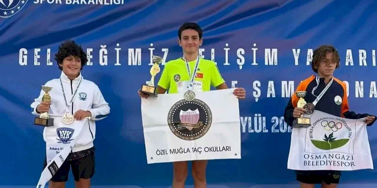 Muğlalı sporcu Türkiye Şampiyonu oldu