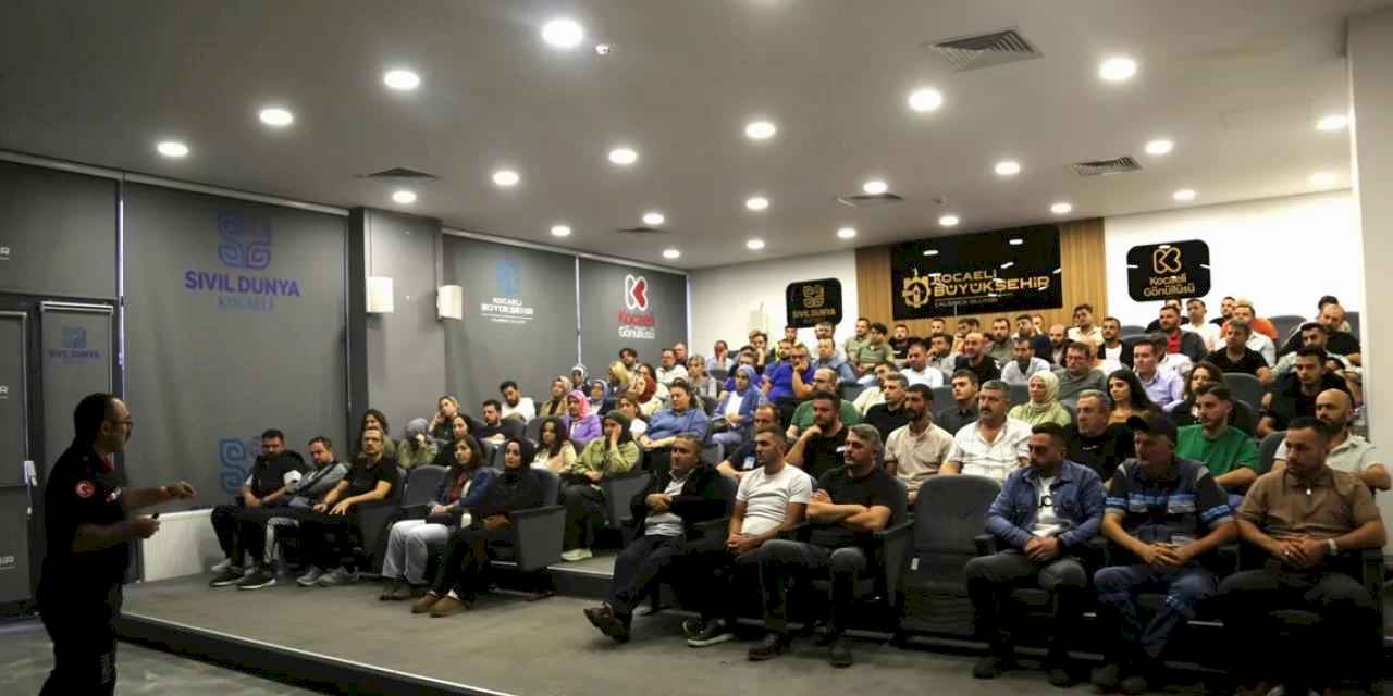 Kocaeli'den bin 84 personele acil durum eğitimi