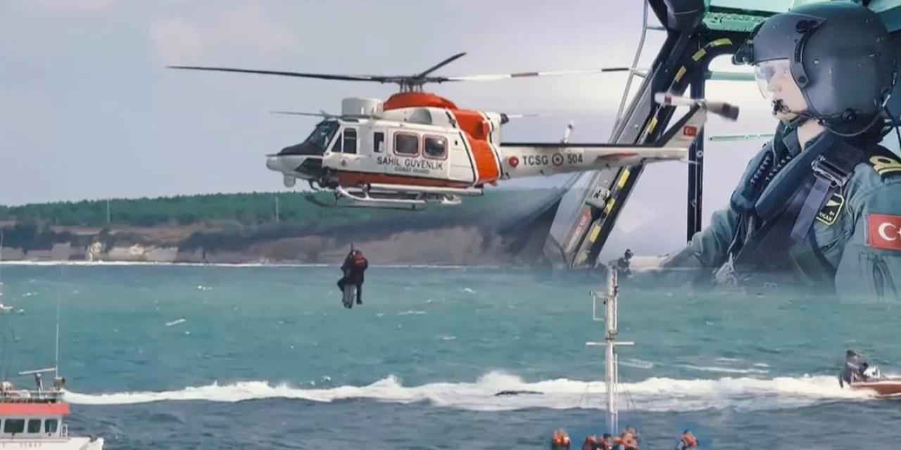 İlk kadın helikopter pilotu 7 denizciyi kurtardı! Tarih yazdı