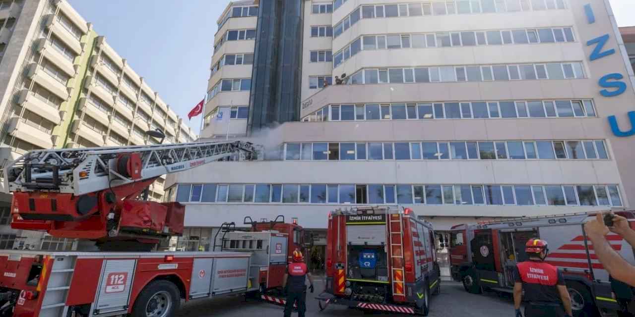 İZSU’daki tatbikat gerçeği aratmadı!