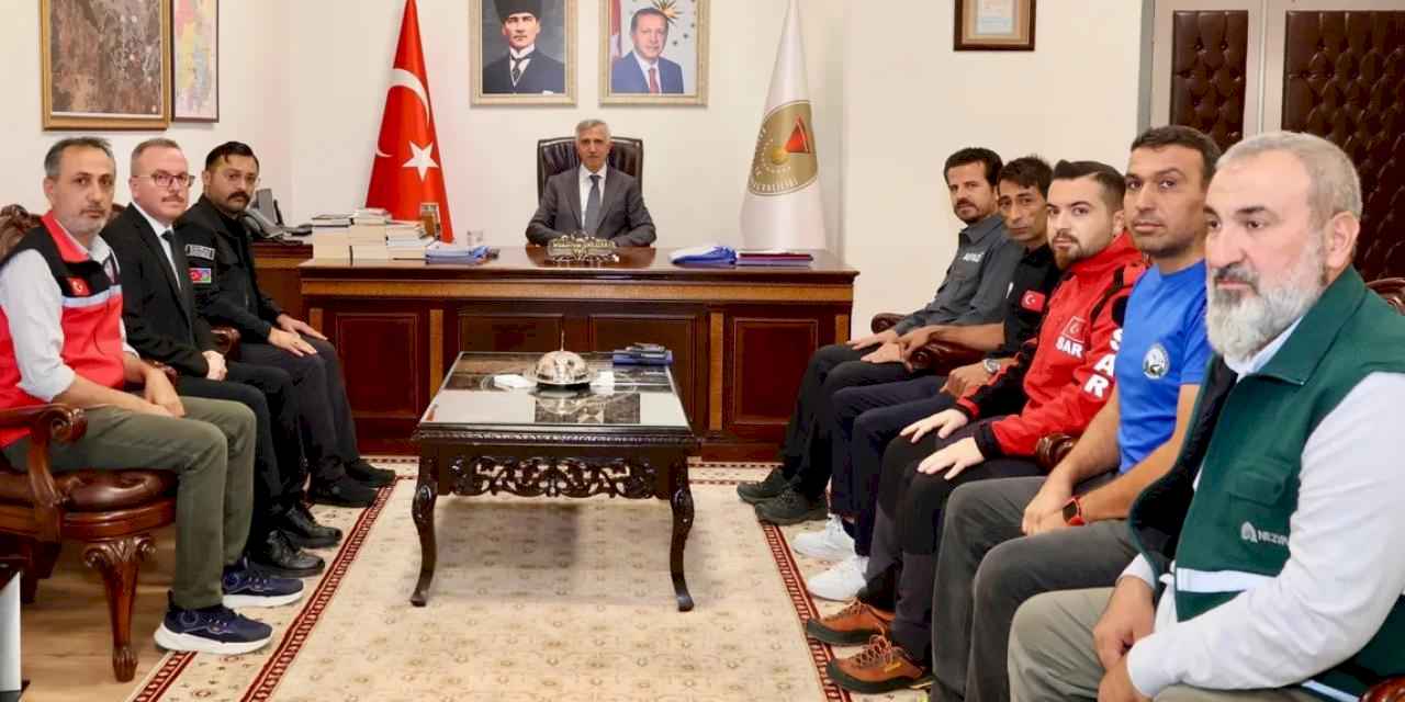 Kahramanmaraş Afet ve Acil Durum Platformu’ndan Vali Ünlüer’e ziyaret