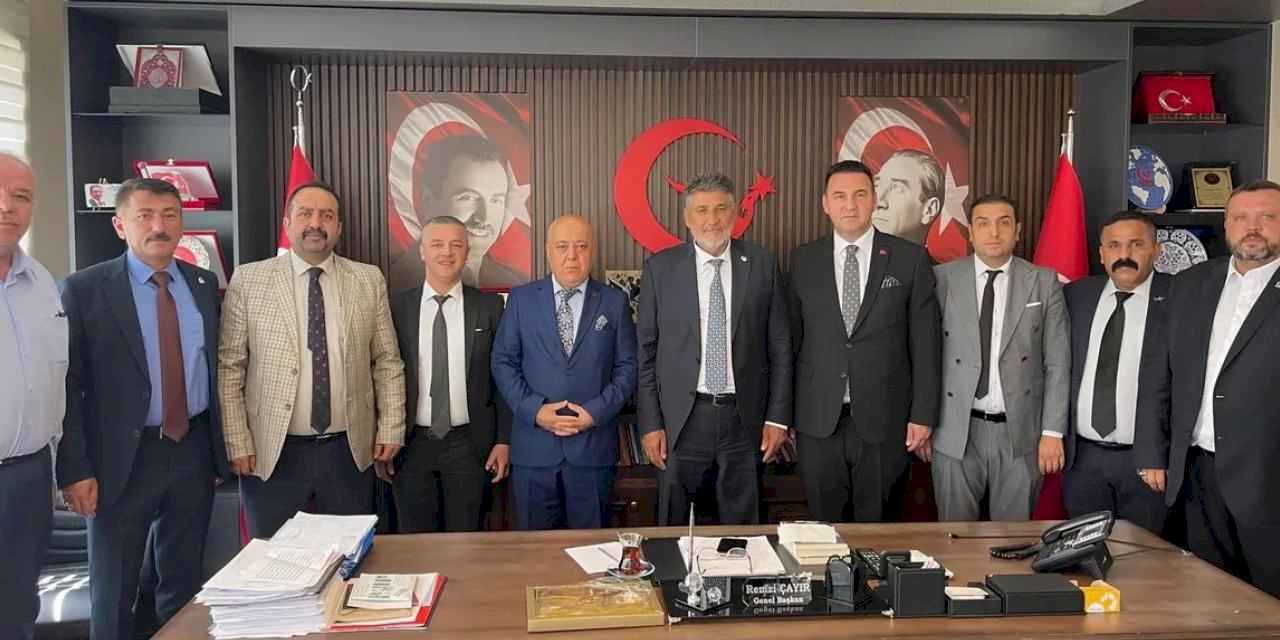 TÜMKON’dan Milli Yol Partisi’ne ziyaret