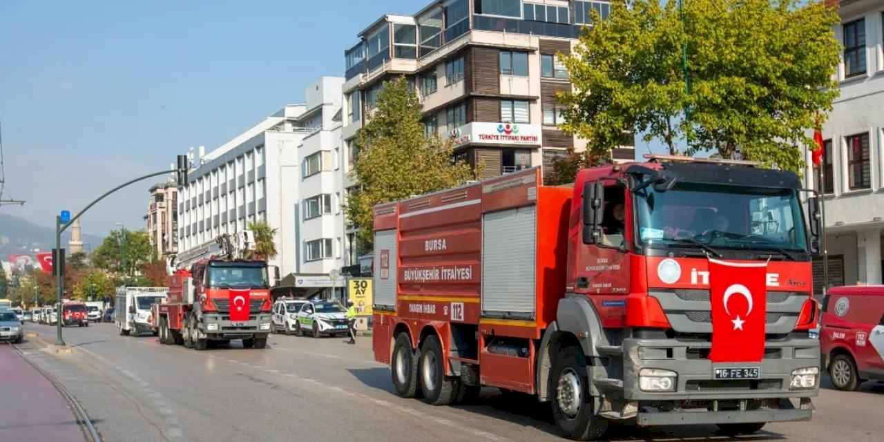 Bursa İtfaiyesi üç asırdır vatandaşın hizmetinde
