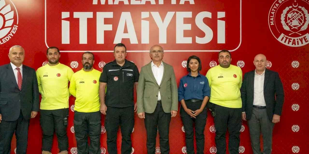 Malatya'da Başkan Er'den İtfaiye Teşkilatı'na ziyaret