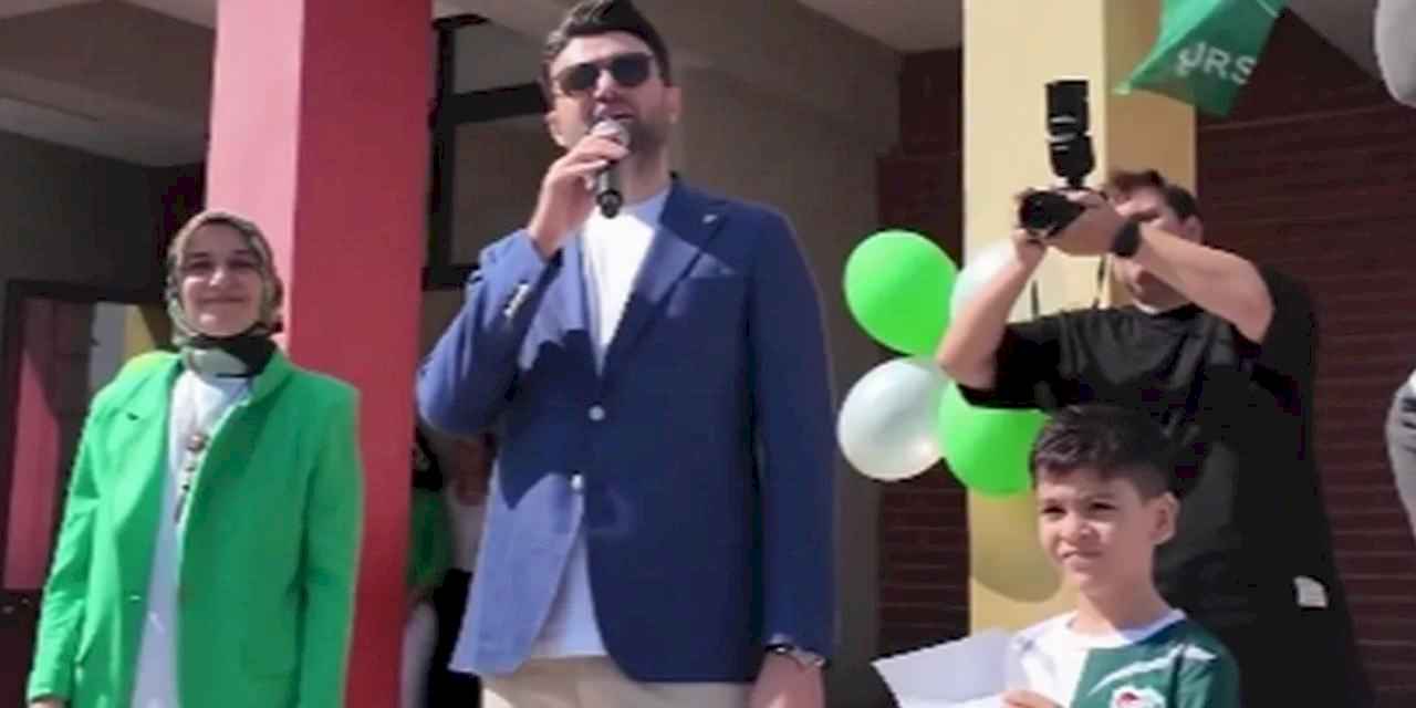 Bursaspor Başkanı Enes Çelik genç liderin vaadini gerçekleştirdi