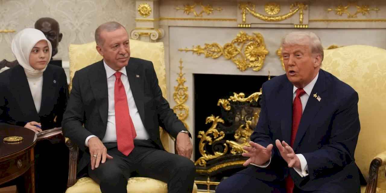 Oval Ofis'te beklenen görüşme gerçekleşti... Trump'tan Erdoğan'a 'lider' övgüsü