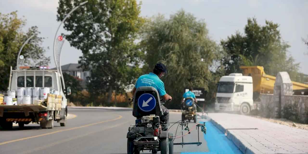 Sakarya Karacasu’ya 2 km'lik bisiklet yolu kazandırılıyor