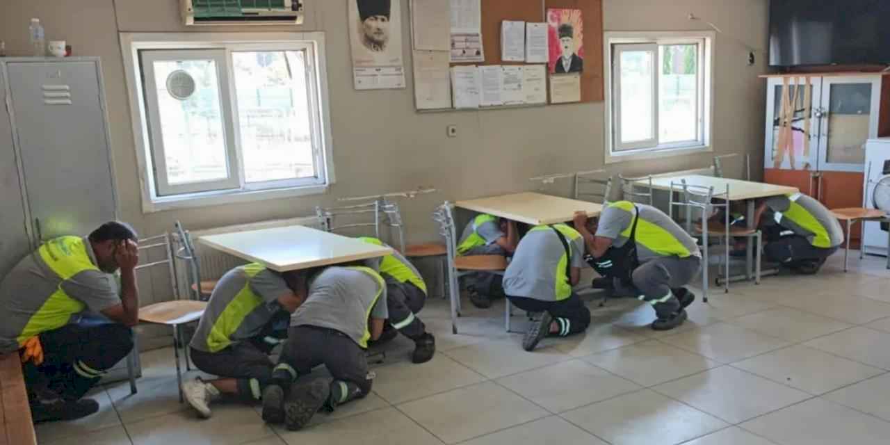 Bakırköy’de eşzamanlı deprem tatbikatı