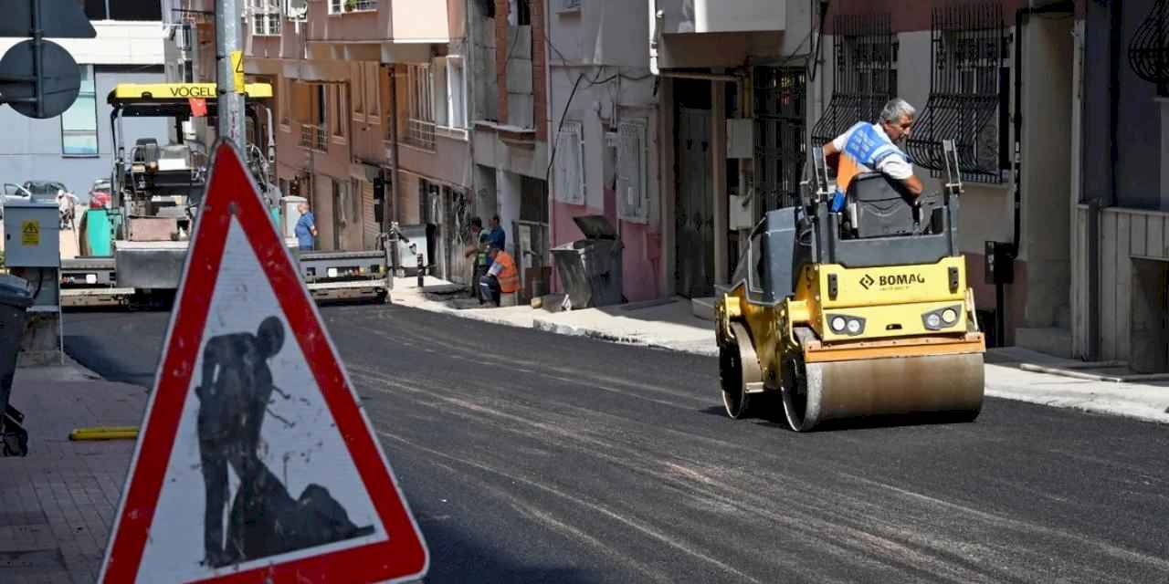 Bursa Osmangazi’de 160 ton asfalt döküldü