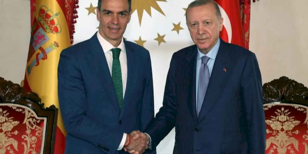 Cumhurbaşkanı Erdoğan, İspanya Başbakanı Sanchez ile görüştü