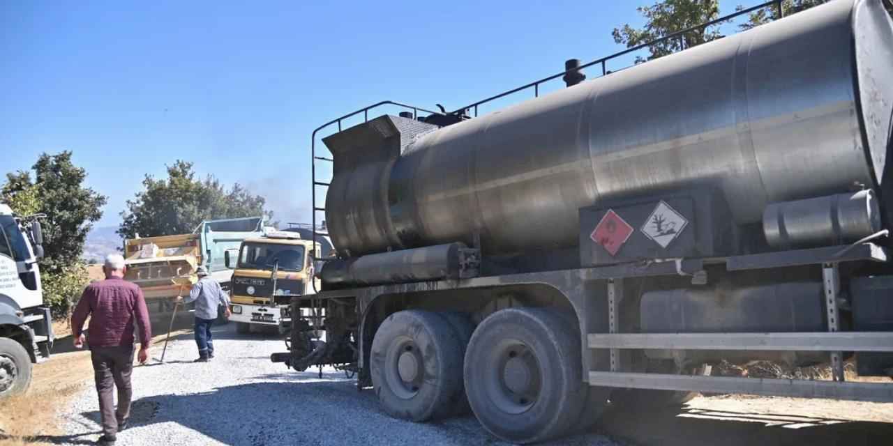 Manisa'da 40 yıl sonra gelen asfalt sevinci