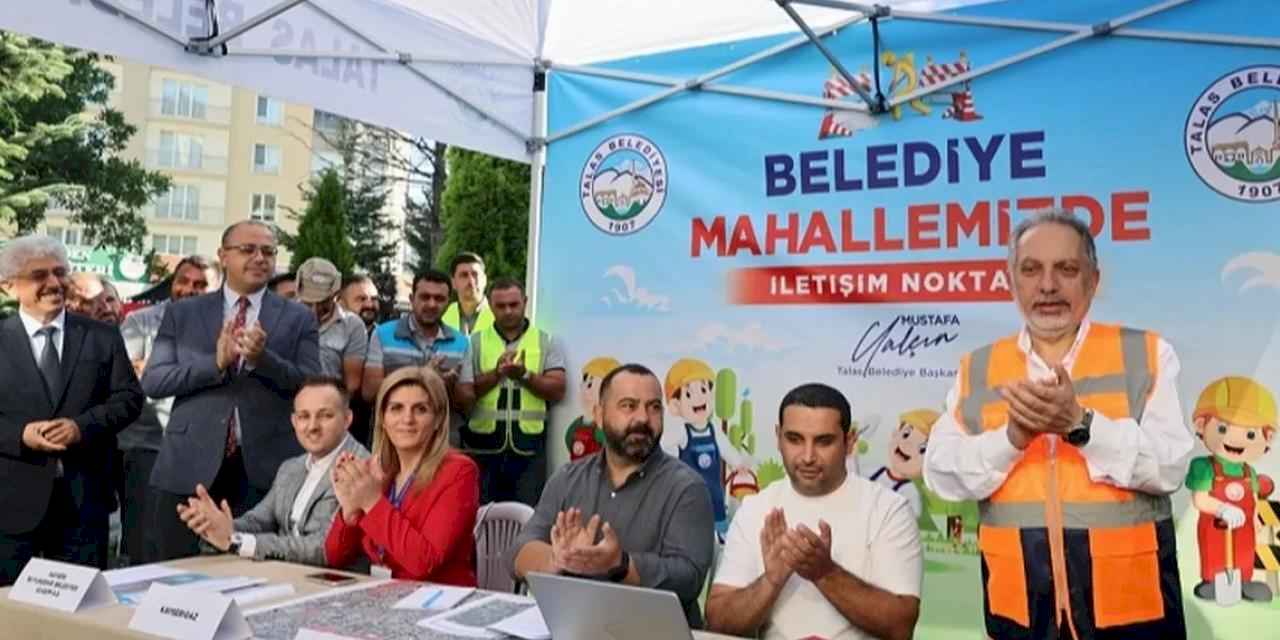 Kayseri Talas'ın 'Belediye Mahallemizde' uygulamasına övgü