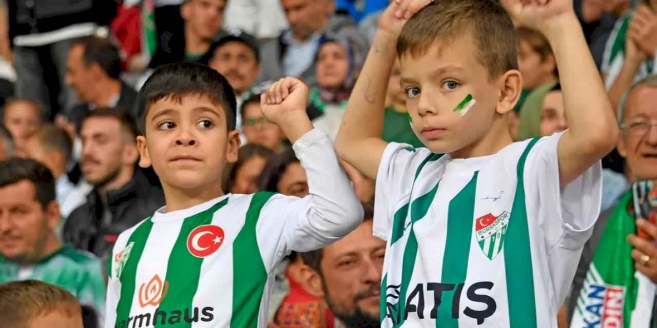 Bursa Osmangazi’nin miniklerinden Bursaspor’a büyük destek