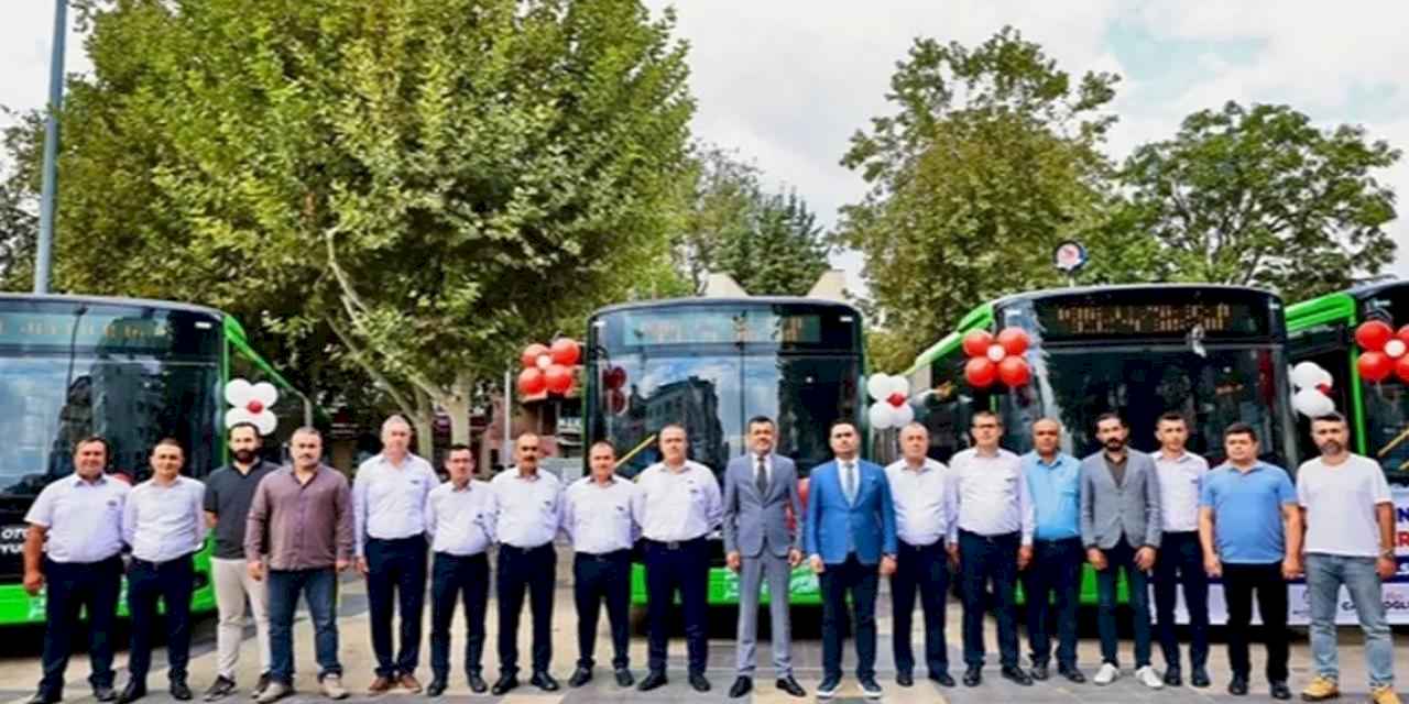 Denizli'de toplu ulaşım filosuna 30 yeni otobüs