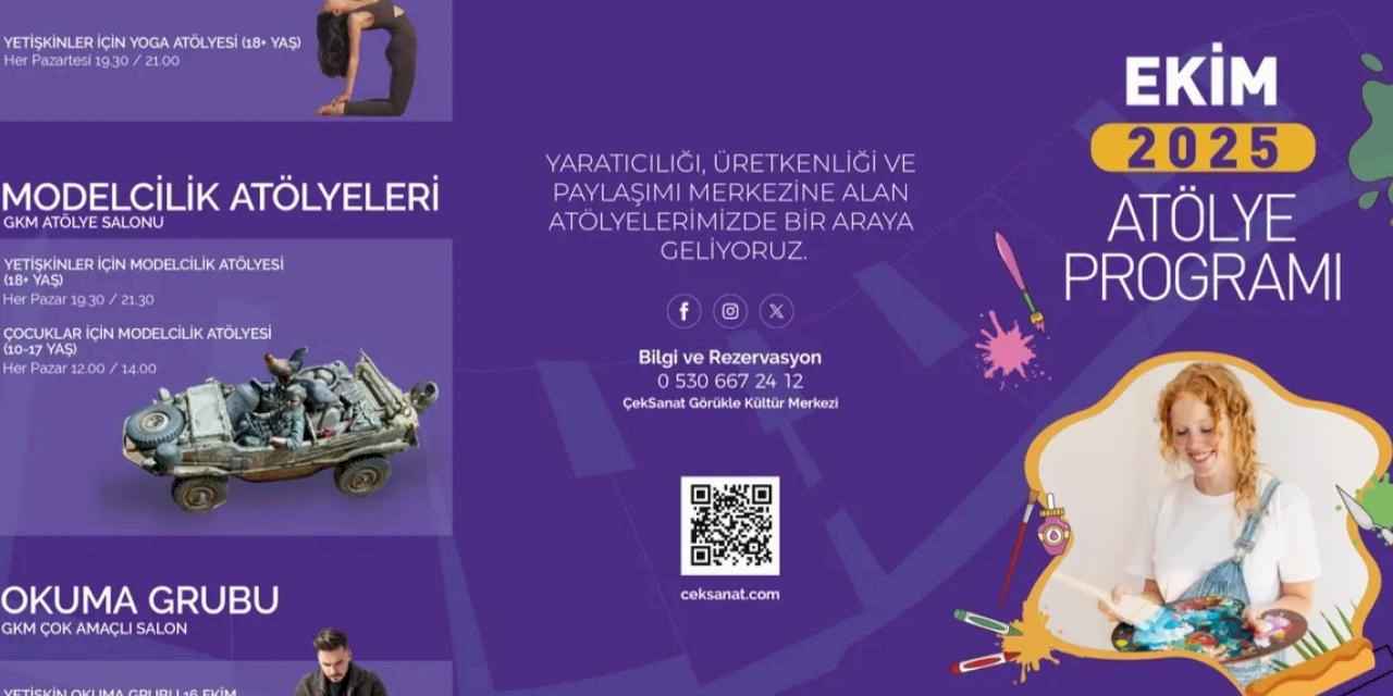 ÇEKSANAT Bursa Görükle Kültür Merkezi sezonu açıyor