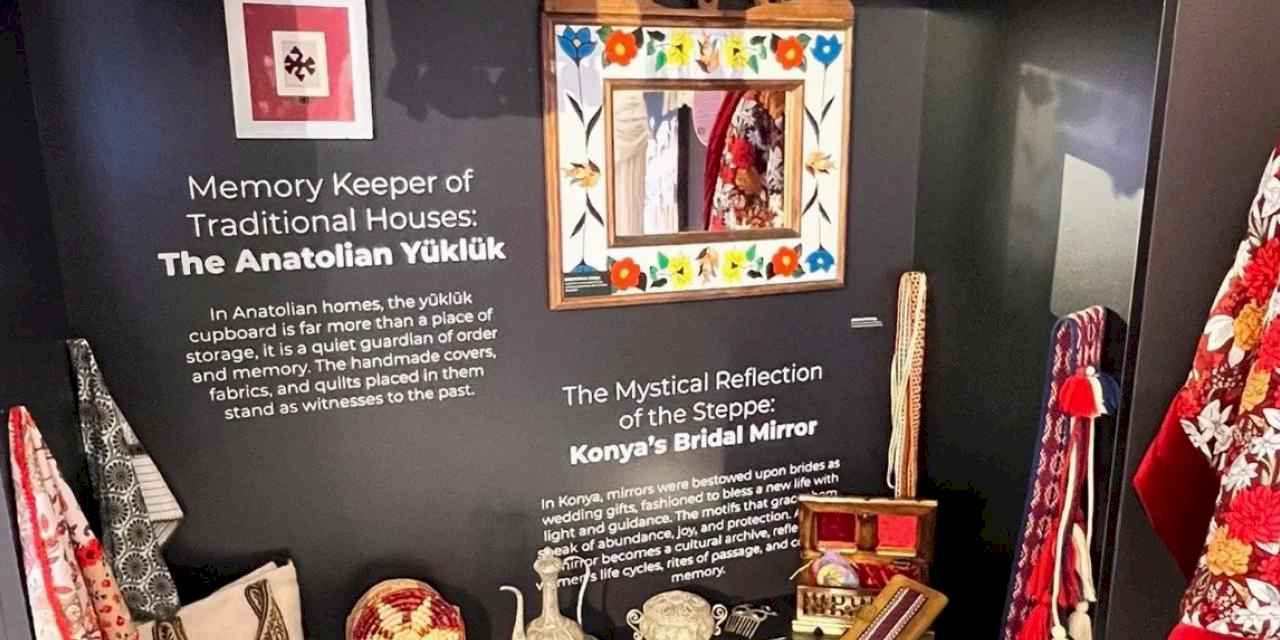 Konya'nın 'gelin aynası' New York'ta ilgi gördü
