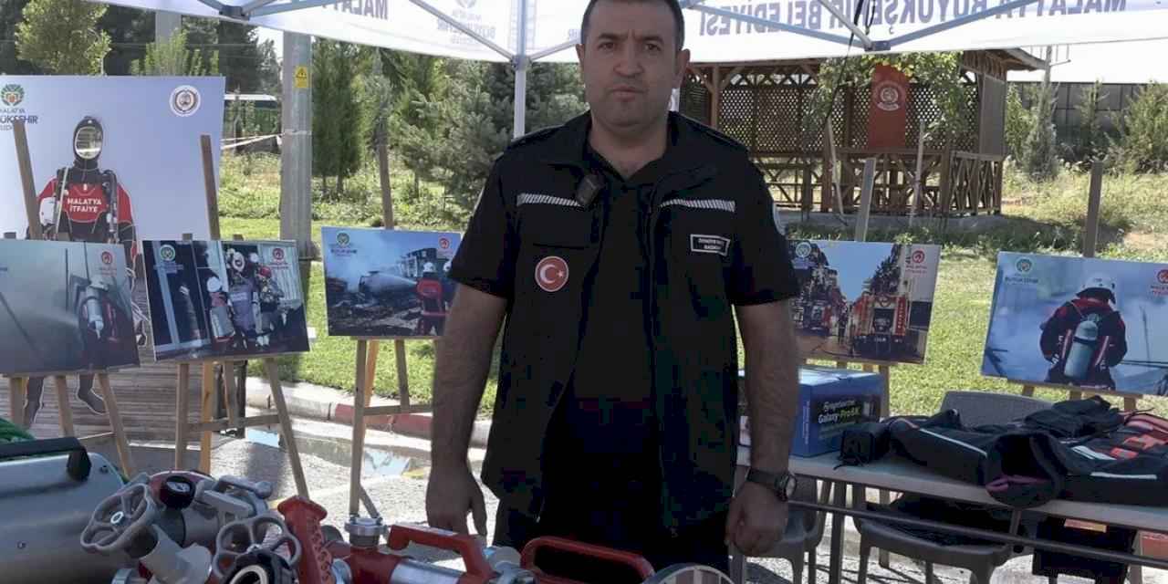 Malatya Büyükşehir İtfaiyesi 2025'te yoğun mesai harcadı