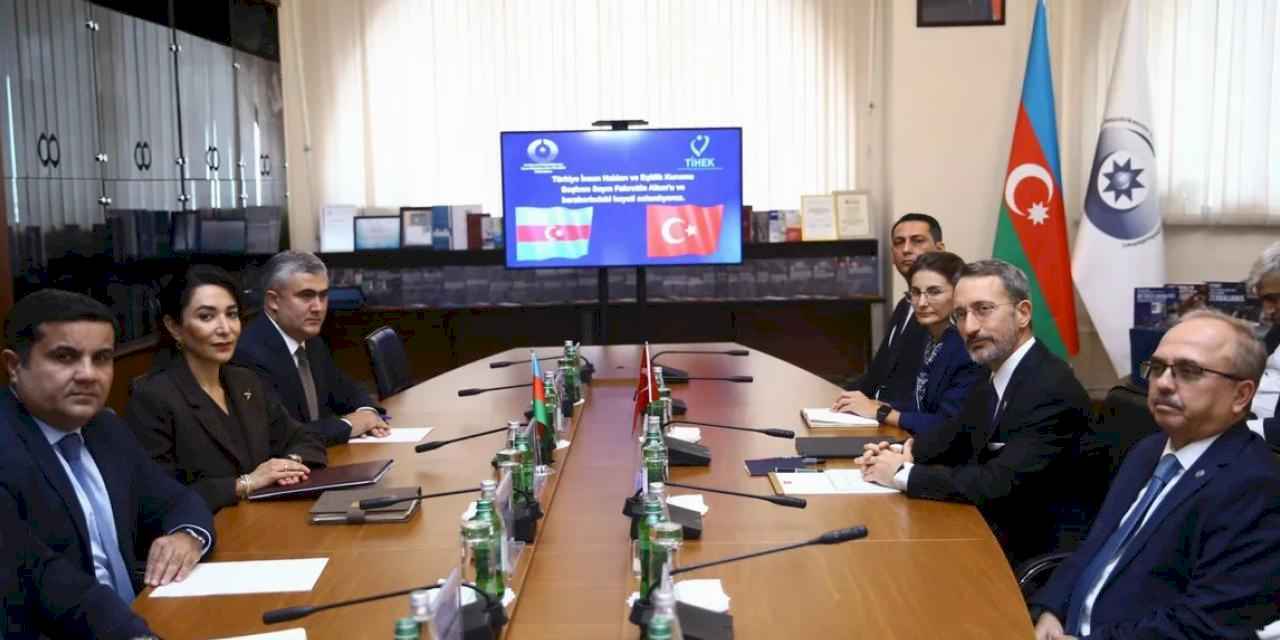 TİHEK Başkanı Fahrettin Altun Bakü’de