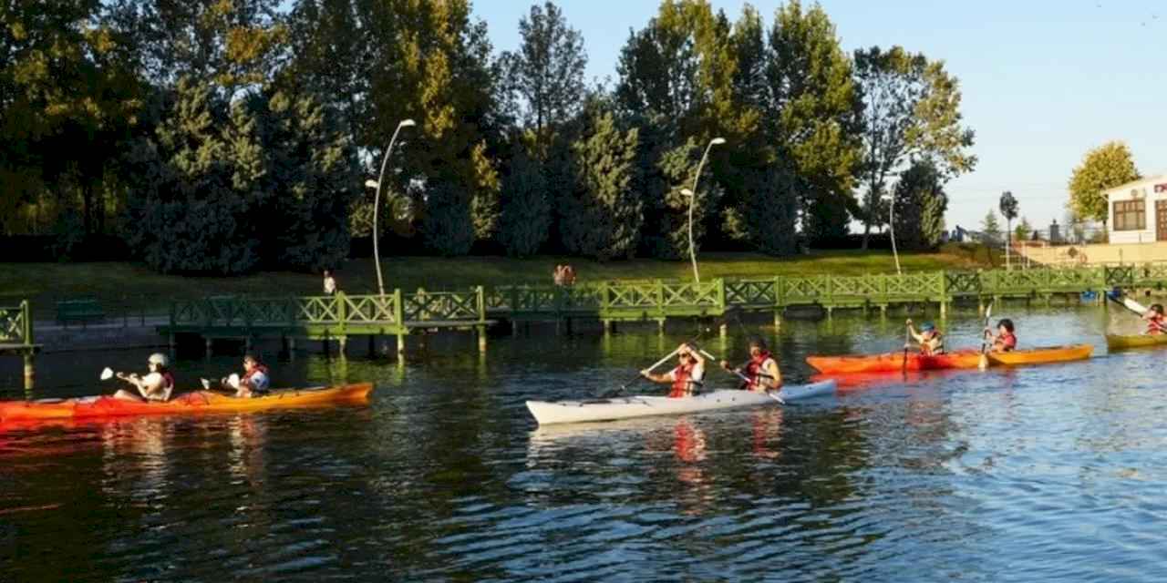 Denizi olmayan şehirde su sporları heyecanı