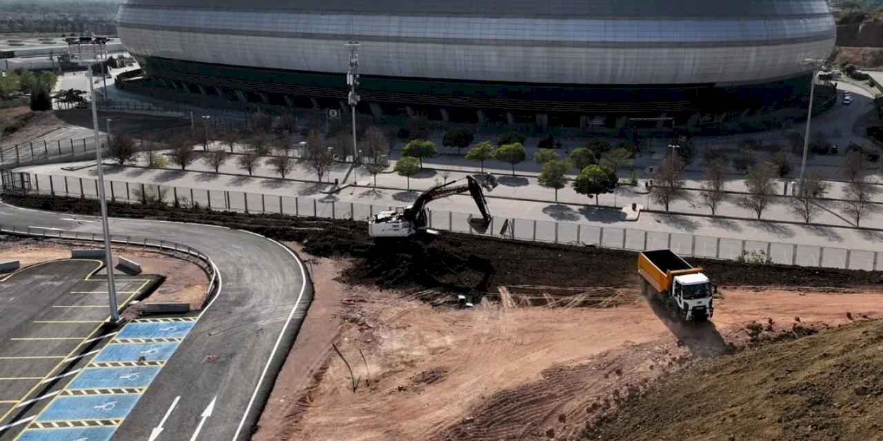 Kocaeli Stadı’nın çevresinde hummalı çalışma