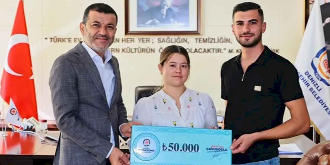 Denizli’de kırsalda evlenen gençlere destek başladı!