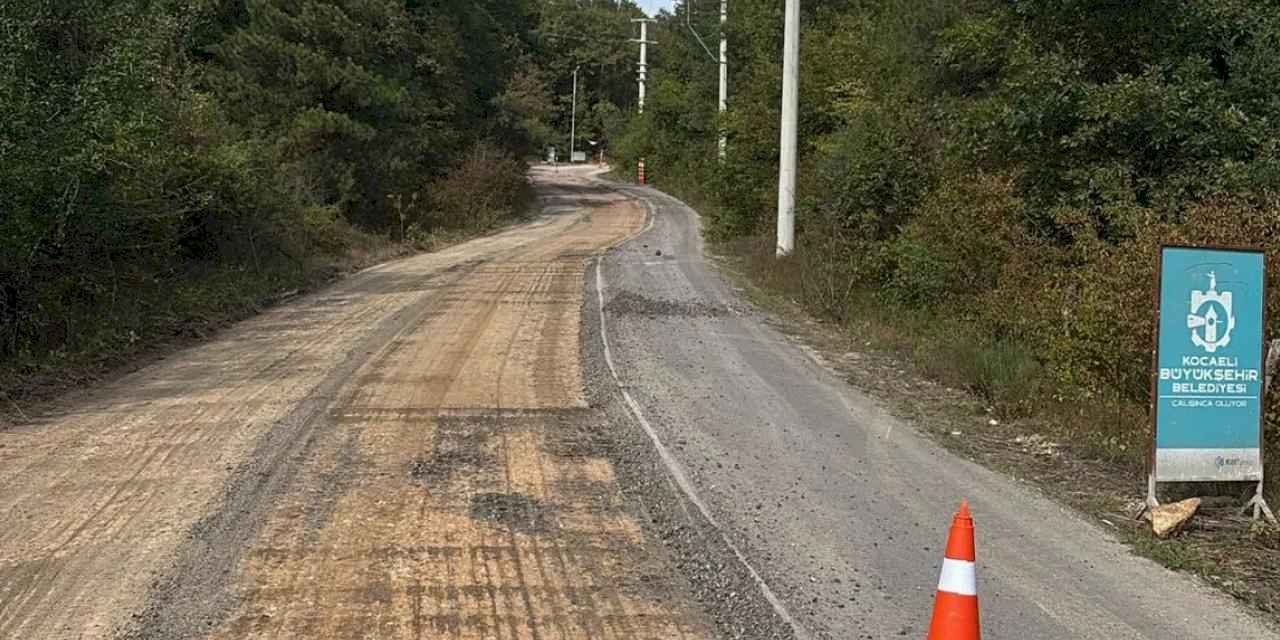 Gebze Kargalı-Yağcılar yoluna Kocaeli imzası